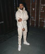 Athleisure Hoodie - Kremowy