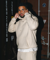 Athleisure Hoodie - Kremowy