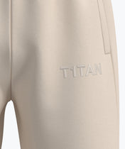Athleisure Pants - Kremowy