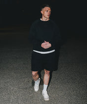 Athleisure Shorts - Czarny
