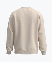 Athleisure Sweatshirt - Kremowy