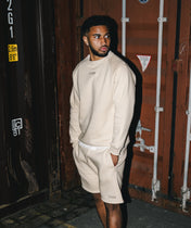 Athleisure Sweatshirt - Kremowy