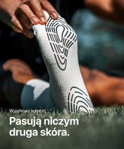 Piłkarskie Grip Socks - Białe