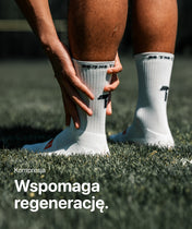 Piłkarskie Grip Socks - Białe