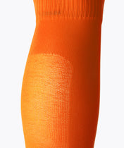Piłkarskie rękawy na nogi - pomarańczowy