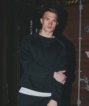 Athleisure Sweatshirt - Czarny