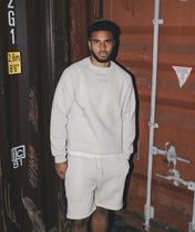 Athleisure Sweatshirt - Kremowy