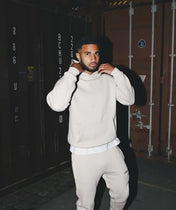 Athleisure Hoodie - Kremowy